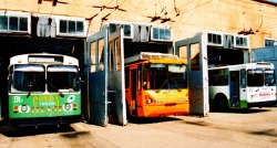 Троллейбусное депо в Майкопе